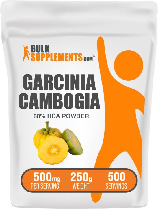 BulkSupplements.com Garcinia Cambogia Extract Powder (60% HCA) - Herbal Extract Supplement, Pure Garcinia Cambogia - Gluten Free Powder - 500mg per Serving (250 Grams - 8.8 oz)