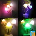 Automatic Sensor Light, Automatic changing color, Night Light, Color Changing Lamp, LED small night light, Flower Mushroom Lamp, , kids room Home LED. 