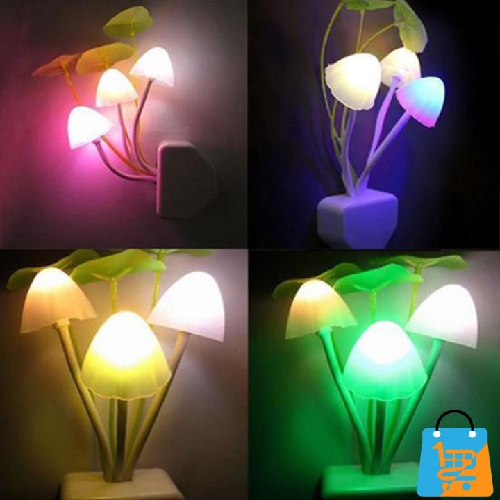 Automatic Sensor Light, Automatic changing color, Night Light, Color Changing Lamp, LED small night light, Flower Mushroom Lamp, , kids room Home LED