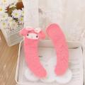 【Happier】 1Pcs Cute Keep Warm Sanrio Cartoon My Melody Cinnamoroll Doll Bathroom Accessories Kawaii O-Shape Home Decor Toilet Seat Cover. 