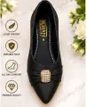 Stylish Glossy Pumps Shoes for Women Soft Medicated Comfortable Pumps for Ladies & Girls Casual Fashion Shoes Beige,  Black. 