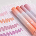 【Poggioio】 4pcs Cute Glitter Marker Pens Highlighters Spot Liner Sketch Graffiti Marker Fluorescent Pastel Drawing Painting Art Markers. 