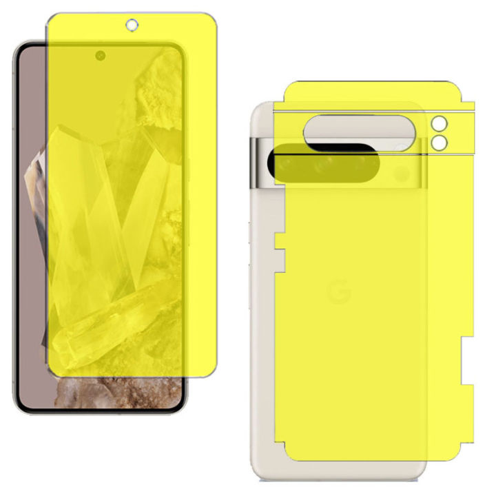 Google Pixel Pro Front Screen Jell Protector Back Jelly