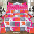 Doublebed Bed sheets Set King Size- 100% Cotton Bedsheets Double bed King- Printed Design Bedsheet Sets with Pillow Covers. 