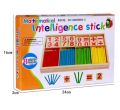 Montessori Mathematical Intelligence Stick Preschool Educational Toys. 