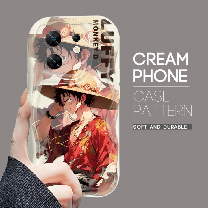 YYDS for Infinix Zero 30 4G Back Cover Anime Cool Luffy Case Cream Texture Wavy Edge Soft Silicone Mobile Cover
