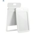 Childrenworld Drop-proof Card Case Clear Id Card Holder with Hanging Hole Transparent Name Badge Protector for Students Nurses Office Workers Slide Cover Design. 
