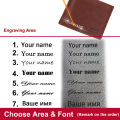 Short Men Wallets High Quality Slim Card Holder Coin Pocket Name Customized Male Wallet Brand Photo Holder New Small Men Purses. 
