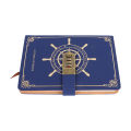 Diary With Combination Lock 100 Sheets A5 Size Travel Journal Notebook Blue. 
