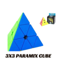 Moyu Meilong Pyramid Original Stickerless Rubiks Cube 3x3, Pyraminx Triangle Cube Puzzle Game, Best Cube. 