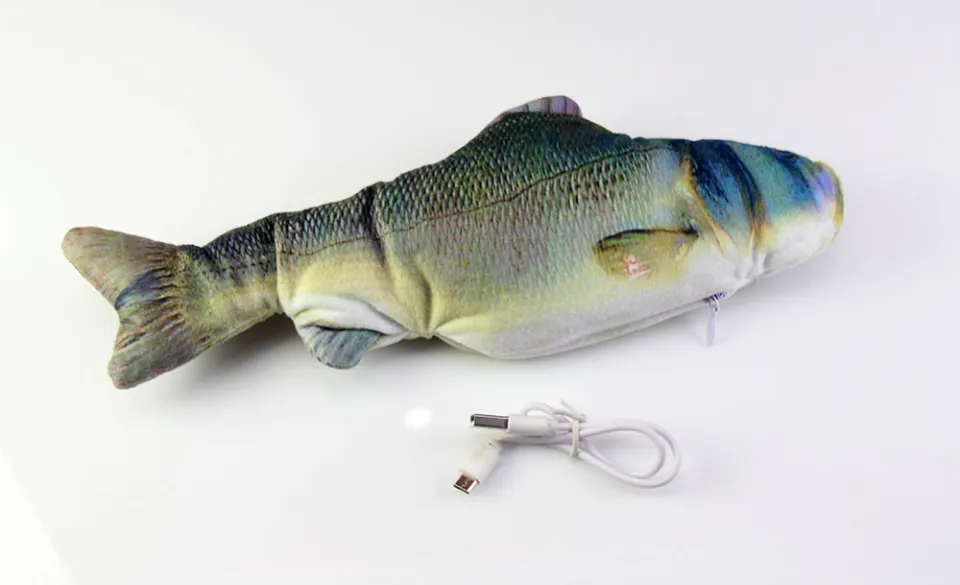 Amazon Catnip Fish Cat Toy JML Flippity Fish Pop N' Play