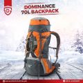 Dominance 70-Liter Dominance Backpack with Aluminum Rods Men Travel Backpack 70 Liter Trekking Backpack Bag for men travelling and hiking bag, Hiking Backpack Gym Bag Grey & Black Travel Bag  Weekend Luggage Tour Bag,Backpack Bag for Men Women,Travel Bag. 