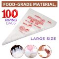 25/100PCs Disposable Pastry Bag Icing Piping Bag Cake Pastry Cupcake Decorating fit All Size nozzles Pastry Bags Bakeware Tools. 