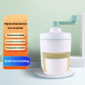 Slushy Maker Machine Portable Manual Ice Shaver Machine for Home Outdoor Use Stainless Steel Blade Snow Cone Maker with Hand Crank for Picnics Parties. 
