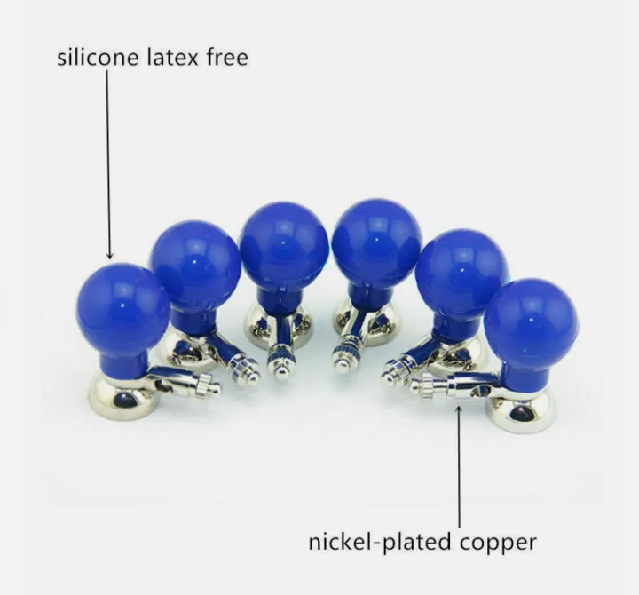 6Pcs/%201Set%20Adult%20Reusable%20ECG/EKG%20Electrodes%20Suction%20Cup%20ball%20Ag/AgCI%20Universal%20-%20Image%206