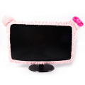 Pink Computer Monitor Cover Monitor Dust Cover Computer Decorative Dust Cover Suitable for 28-32 Inch Display Durable Easy to Use. 