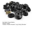 Rubber Washer Good Sealing Flat Beveled Rubber Faucet Washers with Screws Set. 