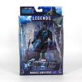 NYT Marvel Avengers  Iron Man Spiderman Thor Captain America Black Panther Ant-Man Movable Model Toy With Light Voice. 