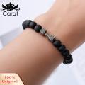 Carat Hand Chain Dumbbell Decor Men Simple Fashion Bead Bracelet. 