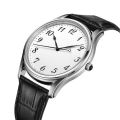 New Style  Brown Leather Strap Watch For Unisex. 