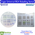 Mechanic 15 in 1 MC-UFO Universal 0.3/0.35/0.4/0.5/Parallel/45 Degrees Hole 0.12MM BGA IC Reballing Stencil Direct Heat Template  for Mobile Phone Reballing Repair 15 in 1 by electrica. 