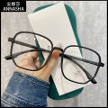 Korean style polygonal large-frame myopia glasses for women with prescription lenses for round faces and small eyes 7244. 