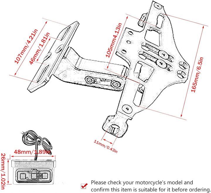 RED%20Universal%20CNC%20Motorcycle%20License%20Plate%20Holder%20Frame%20With%20LED%20(Number%20plate%20holder)Aluminum%20Adjustable%20Universal%20Fitment%20Motorcycle%20Accessories-%20RED%20(L%20KEYS%20NOT%20INCLUDED)%20-%20Image%206