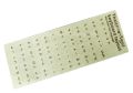Thai Keypad Label Sticker, Eco-Environment Plastic Thai Keyboard Stickers For Laptop/Computer. 