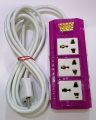 MILLAT Power Extension with 9 Sockets (6 simple + 3 universal sockets) with 3 meters long Copper wire - Made by Millat. 