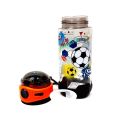 Disney Original TRITAN Material Kids Drinking Water Bottle Fast-Flowing Nozzle Design (580ml) - Tritan BPA Free, Wide Mouth, Push Button Flip Lid, Secure Lock, Easy Open, Lightweight, Time Marker Water Bottle For Girls & Boys. 
