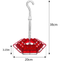 Bird Feeder Hummingbird Feeder with Perch and Built-in Ant Moat Easy to Clean Outdoor Hanging Yard Garden Decoration. 