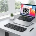 OMOTON Rechargeable Bluetooth Keyboard for MacOS and Windows, Wireless Keyboard for MacBook/MacBook Air/MacBook Pro/iMac/iMac Pro/Mac Pro and Laptop, QWERTZ DE Layout, Business Style, Black. 