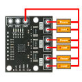 I2C SMBUS INA3221 Triple-Channel Shunt Current Power Supply Voltage Monitor Sensor Board Module Replace INA219 With Pins. 