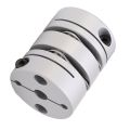Motor Shaft Double Coupling 40mm Hub Disc Double Diaphragm Shaft Coupler. 