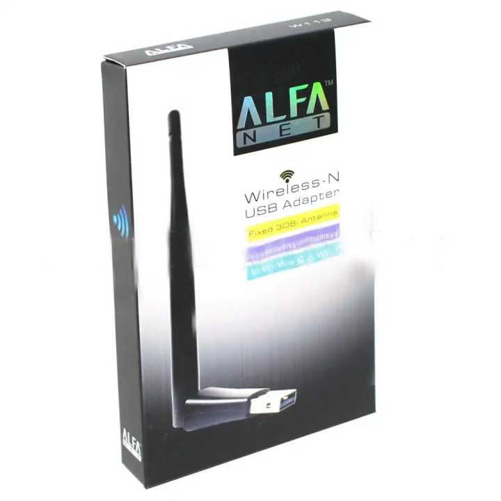 ALFA W114 3DBI RTL8188FTV-VC ANTENNA WIFI USB ADAPTER 300MBPS ANTEENA