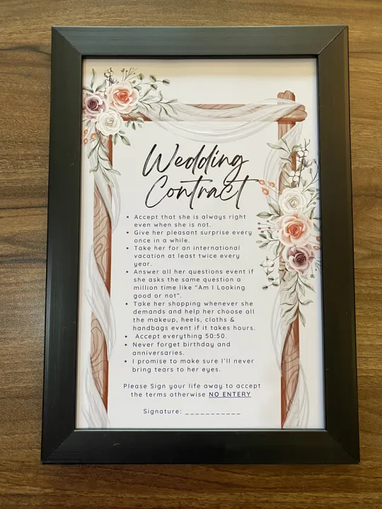 Wedding%20Contract%20Funny,%20Photo%20Frame,%20funny%20contract,%20contract%20-%20Image%203