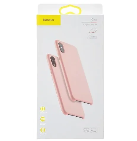 BASEUS%20%20iPhone%20XS%20MAX%20LSR%20Case%20Smooth%20Soft%20Shockproof%20Silicone%20case%20-%20PINK%20-%20Image%202
