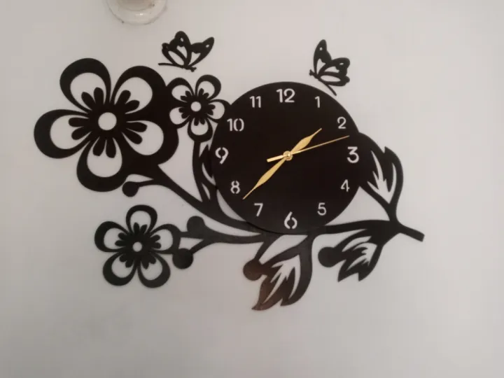 3D%20wooden%20wall%20clock,Flower%20shaped%20wall%20clock,BUTTERFLY%20ON%20FLOWERS%20CLOCK%20For%20Home%20Decor%20Offices%20And%20Gits%20-%20Image%205