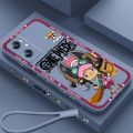 One P-Piece Chopper Cute Girl Liquid Left Rope For OPPO Find X6 X5 X3 A98 A96 A94 A93 A77 A76 A74 A72 A57 A53 A16 5G Cover. 