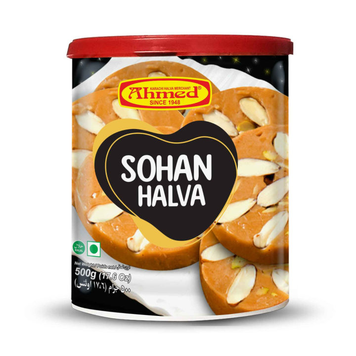 AKHM Premium Sohan Halva 500g – Tin Packaging | Daraz.pk