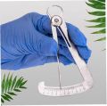 Professional Dental Gauge Caliper 0-10mm for Dentist Personal and Clinic Use, Dental Hygiene Tools Stainless Steel Dental Crown Gauge Caliper Metal/Wax Instruments Measuring Tools (Pack of 1). 