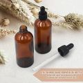 30ml Pack of 10 Empty Amber Glass Dropper Bottle for Essential Oil and Serum Essential Oil Refillable Drop Container. 