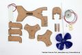 Wind Energy Project Kit, Wind turbine kit for Kids, Windmill for children, School science project, STEAM toys, Learning & Educational Physics Science Projects. 