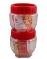 Pack Of 2 Small Plastic Jars Set Masala Jar Storage Jar KITCHEN STORAGE Food Grade PET Plastic. 
