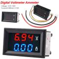 DC 100V 10A Digital Dual Display Panel Meter DC (Volt & Ampere) Meter dc volt amp meter or panel volt and ampere meter DIY. 