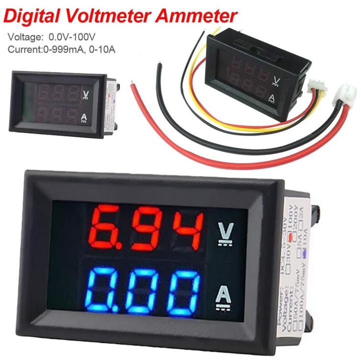 DC%20100V%2010A%20Digital%20Dual%20Display%20Panel%20Meter%20DC%20(Volt%20&%20Ampere)%20Meter%20dc%20volt%20amp%20meter%20or%20panel%20volt%20and%20ampere%20meter%20DIY%20-%20Image%202