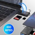 6 in 1 USB 3.0 OTG Card Reader for Secure Digital/TF Cardreaders Splitter Adapter for Mobile Phone Computer. 