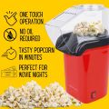 Popcorn Maker, Oil Free Popcorn Making Machine, Mini Electric Popcorn Maker, Hot Air Popcorn Popper, Portable Popcorn Maker Machine for Kids, 3 Minutes Popcorn Maker. 