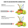 Water Hose Connector Fun Water Sprinkler Toy for Kids Outdoor Garden Hose Game for Toddlers 1-3 Summer Water Play for Boys Girls 1 6 Wiggle Tubes Included Summer Water Toy. 