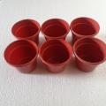 Small red planter pot, best for seedling with cocopeat, Mini Plastic Flower Pot Planters for Succulents and cactus. 